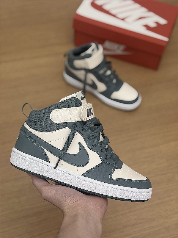 NIKE COURT BOROUGH MID 2 (mineral slate)