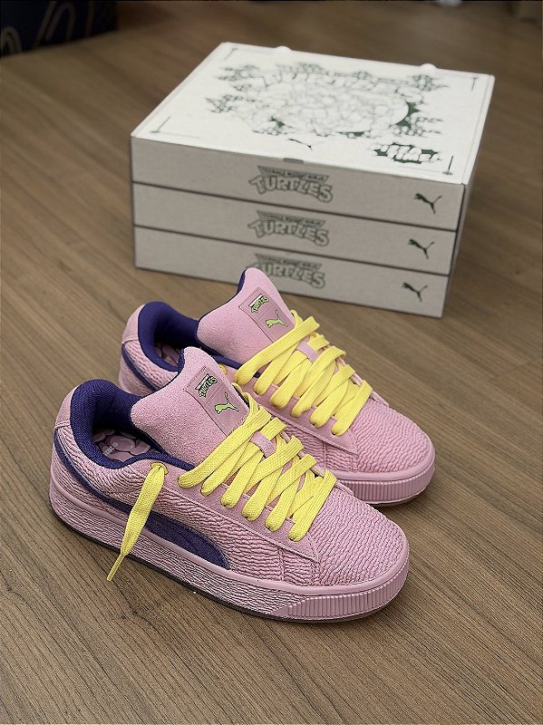PUMA SUEDE XL TARTARUGAS NINJA (rosa)