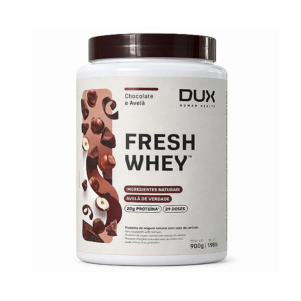 FreshWhey - Chocolate e Avelã - Dux 900g