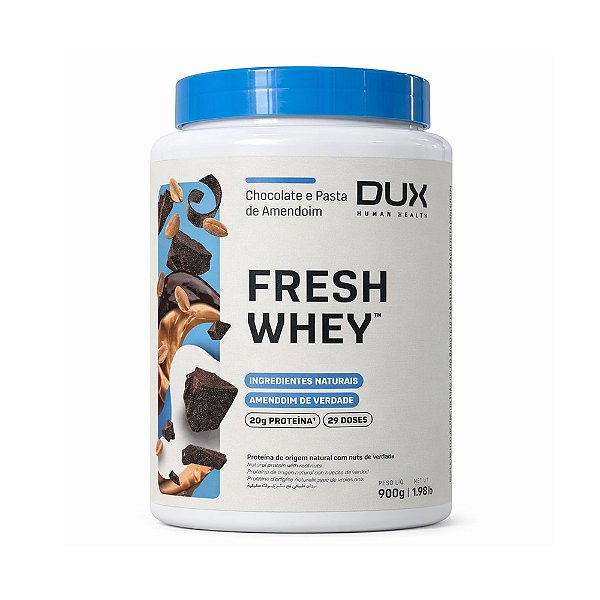 FreshWhey Chocolate e Pasta de Amendoim - DUX 900g
