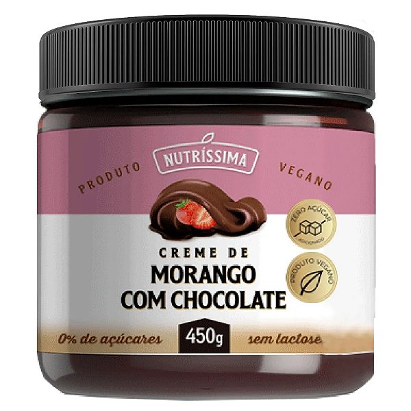 Creme de Morango com Chocolate - Nutríssima 450g