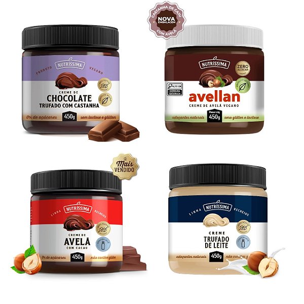 Kit 4 Pastas -  Nutríssima 450g