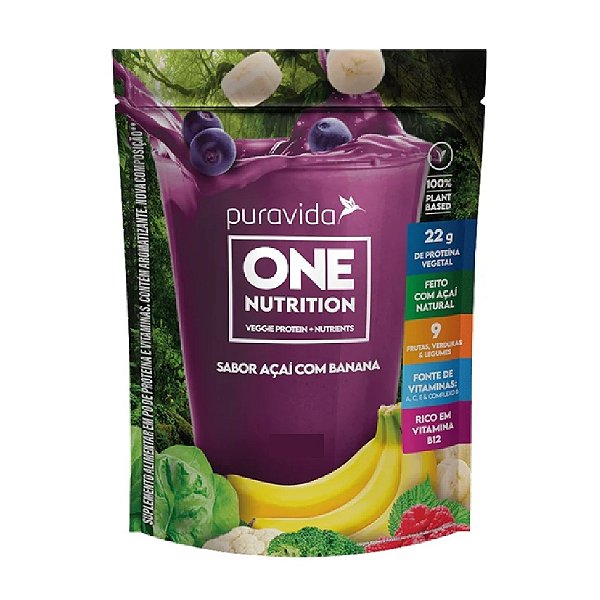 One Nutrition Açaí com Banana - Puravida 450g