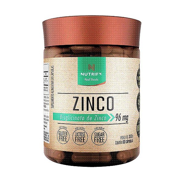 Zinco Quelato - Nutrify 60 cápsulas