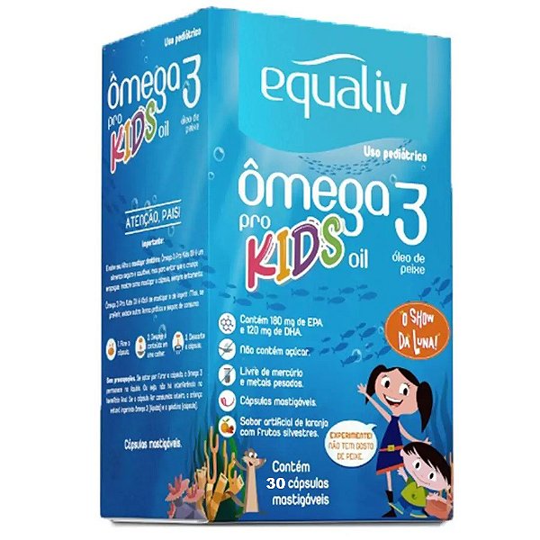 Ômega 3 Pro Kids - Equaliv 30 cáps