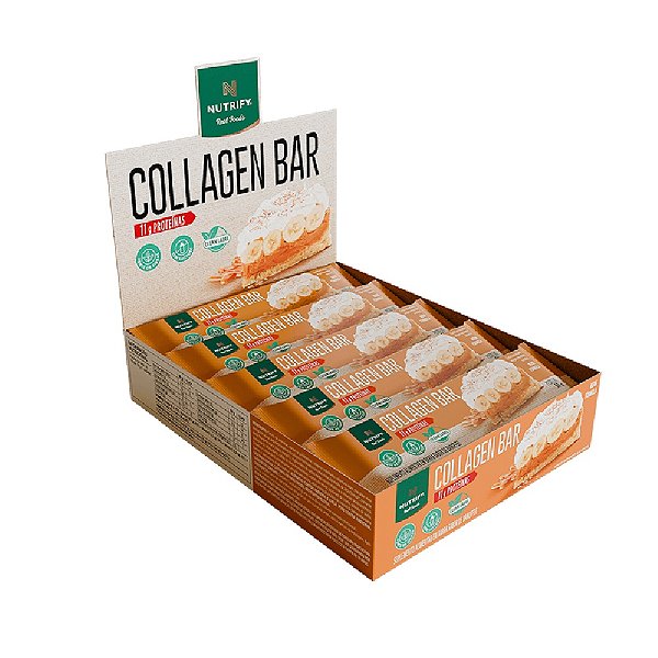 Collagen Bar Banoffee - Nutrify 10 un.