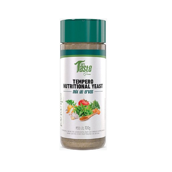 Tempero Nutritional Yeast Mix de Ervas - Mrs Taste 100g