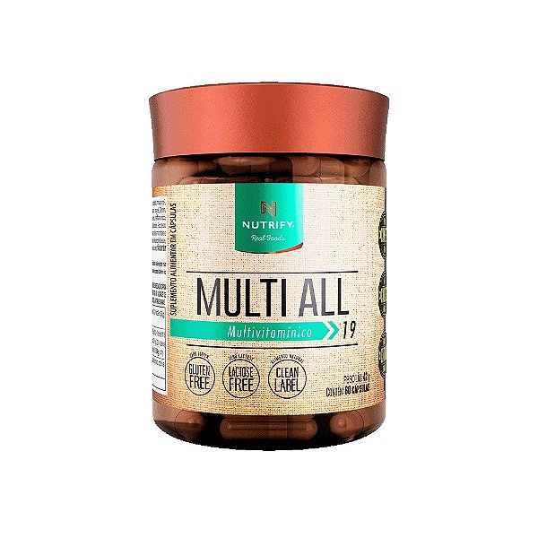 Multi All Multivitamínico - Nutrify 60 Cápsulas