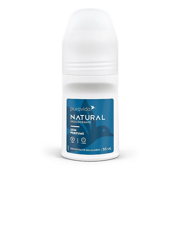 Desodorante Natural Sem Perfume - Puravida 55ml