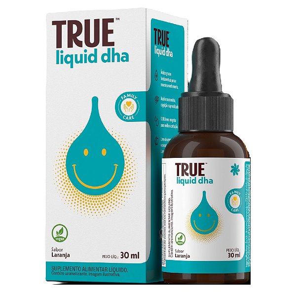 Liquid DHA sabor Laranja - True Source 30ml