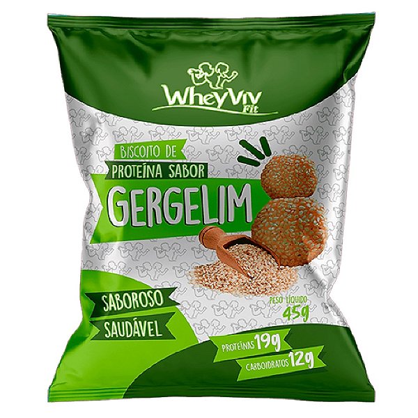 Biscoito de Gergelim - Wheyviv - 45g