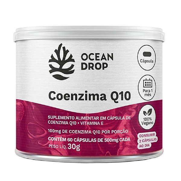 Coenzima Q10 - Ocean Drop 60 Cápsulas