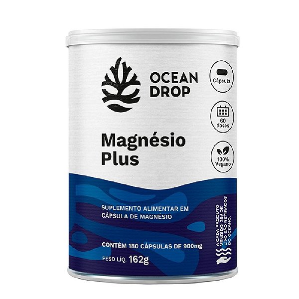 Magnésio Plus - Ocean Drop 180 Cápsulas