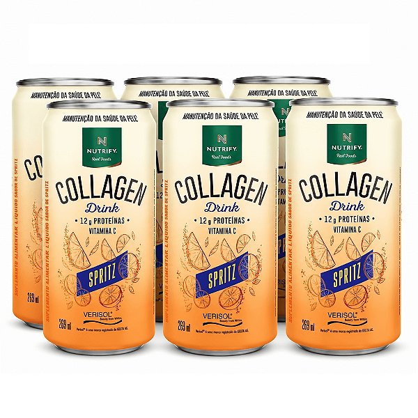 Collagen Drink Spritz - Nutrify 6 Latas