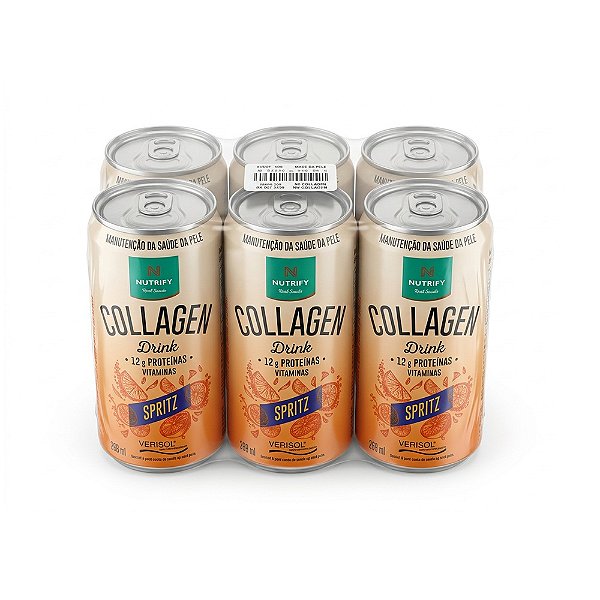 Collagen Drink Spritz - Nutrify 6 Latas