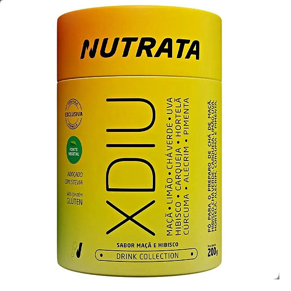 Xdiu Sabor Maçã E Hibisco - Nutrata 200g