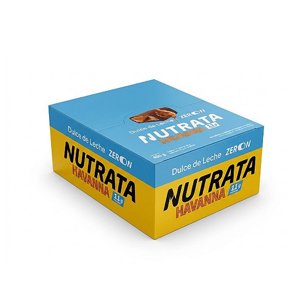 Barra De Proteína Havanna Doce De Leite Zero - Nutrata 12 un.