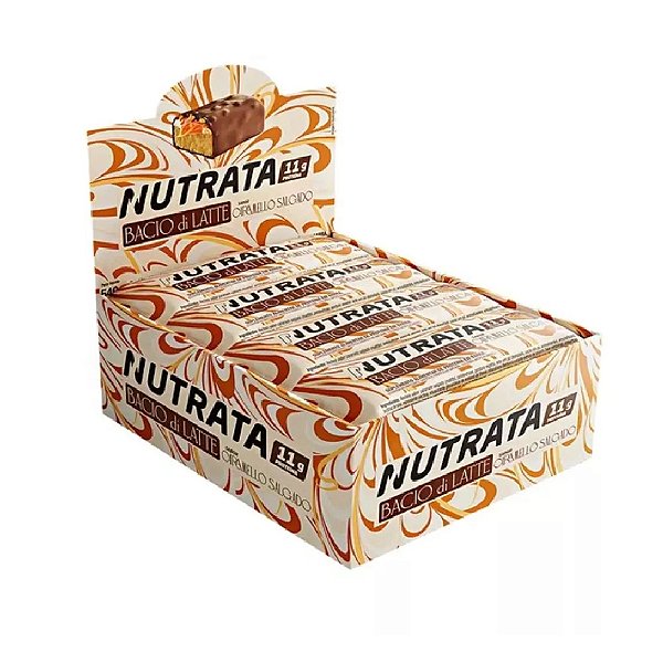 Barra Bacio Di Latte Caramelo Salgado - Nutrata 12 Un.