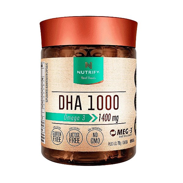 Dha 1000 - Nutrify 120 Cápsulas