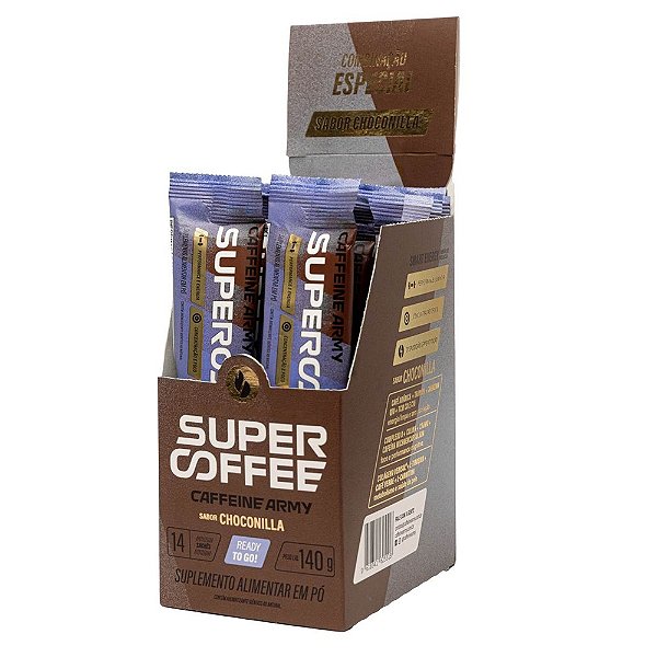 Supercoffee Choconilla To Go - Caffeine Army 14 Sticks
