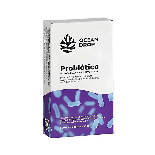 Probiótico Lactobacillus Rhamnosus - Ocean Drop 30 Comprimidos