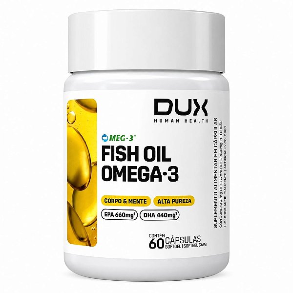 Ômega 3 Fish Oil - Dux Nutrition 60 Cápsulas