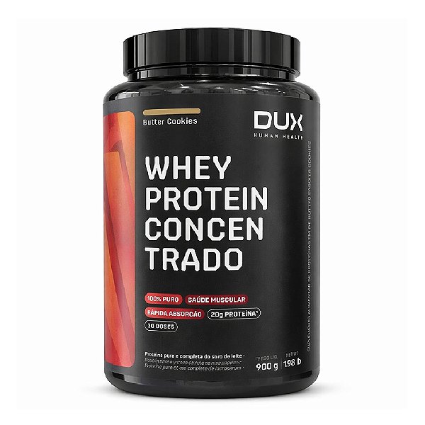 Whey Protein Concentrado Butter Cookies - Dux 900g
