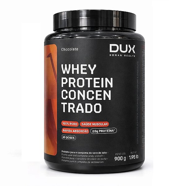 Whey Protein Concentrado Chocolate - Dux 900g
