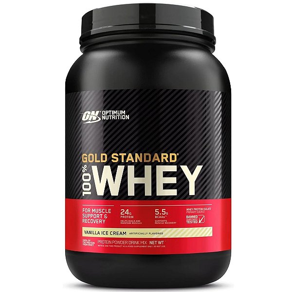 Gold Standard 100% Whey Vanilla - Optimum Nutrition 2,27kg
