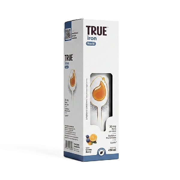 True Iron Liquid - Sabor Citrus Berry 450ml