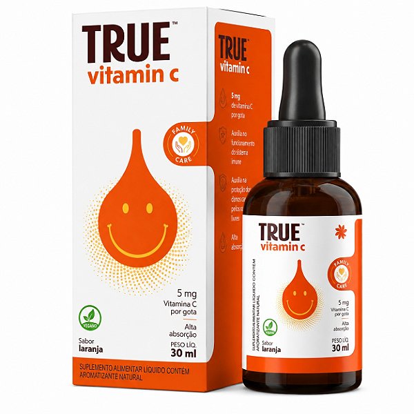 True Vitamin C - Sabor Laranja 30ml