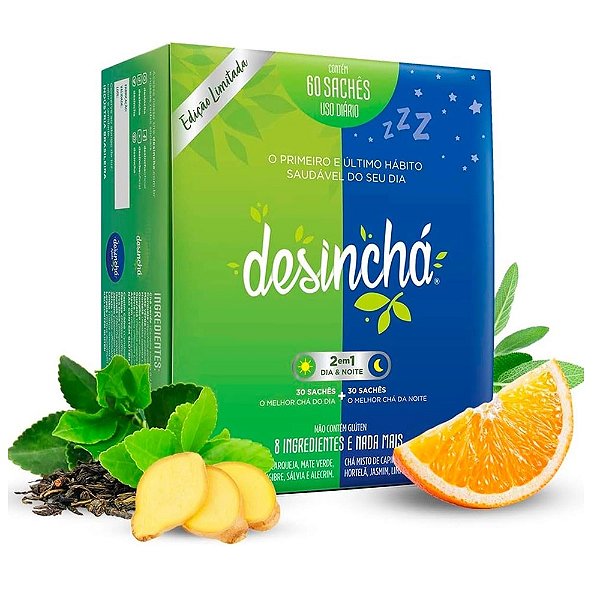 DESINCHÁ Misto Dia e Noite - 60 Sachês