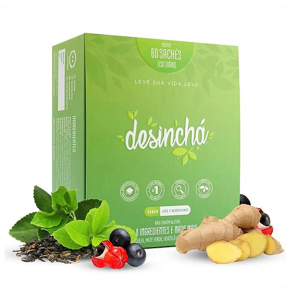 DESINCHÁ 60 Dias - 60 Sachês