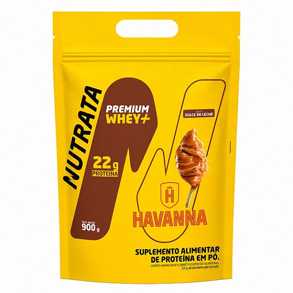 Premium Whey+ Refil Doce De Leite Havanna - Nutrata 900g