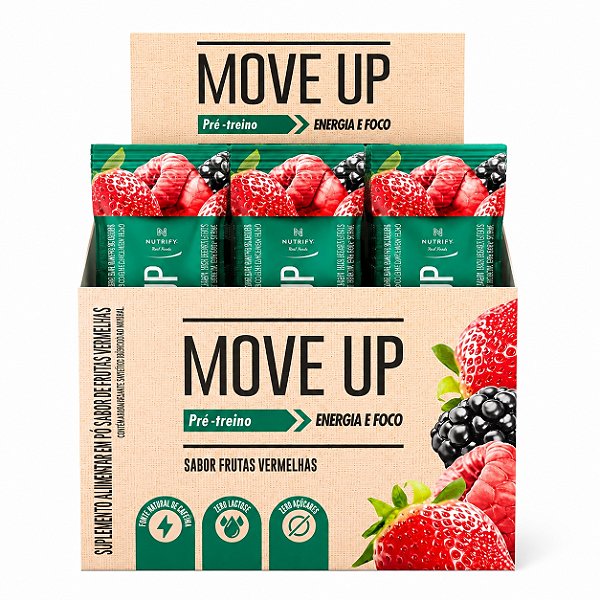 Move Up Frutas Vermelhas - Nutrify 30 Sachês