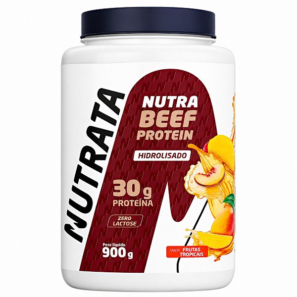 Proteína Beef Protein Frutas Tropicais - Nutrata 900g