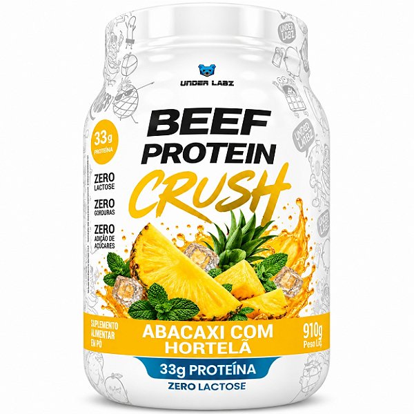 Beef Protein Crush Abacaxi Com Hortelã - Under Labz 910g