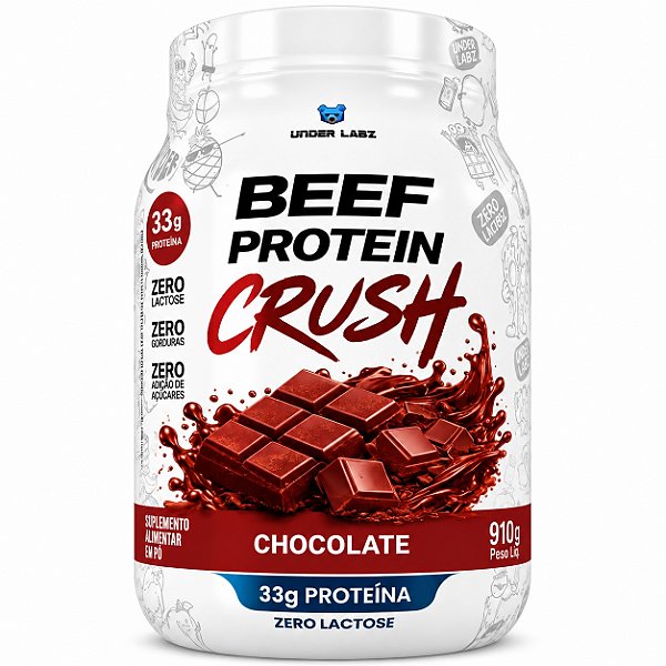 Beef Protein Crush Chocolate - Under Labz 910g