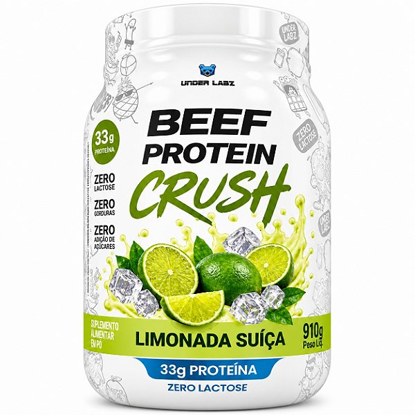 Beef Protein Crush Limonada Suíça - Under Labz 910g