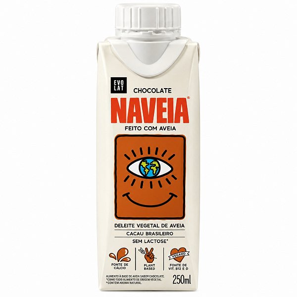 Naveia - Leite Vegetal Sabor Chocolate 250ml