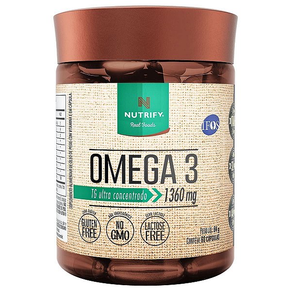 Ômega 3 (1360 mg) - Nutrify 60 cápsulas