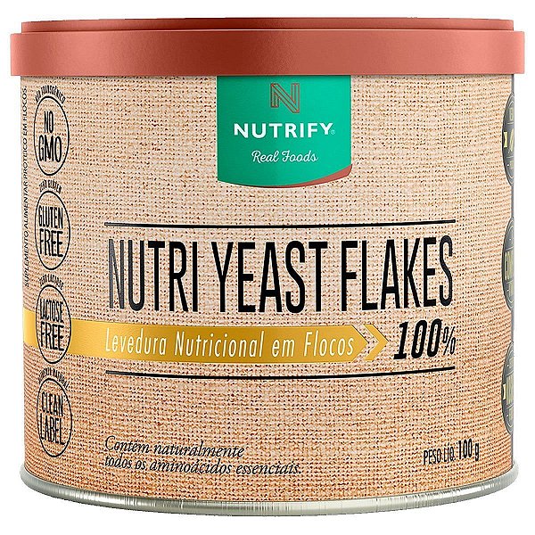 Nutritional Yeast Flakes (Levedura Nutricional) - Nutrify 100g