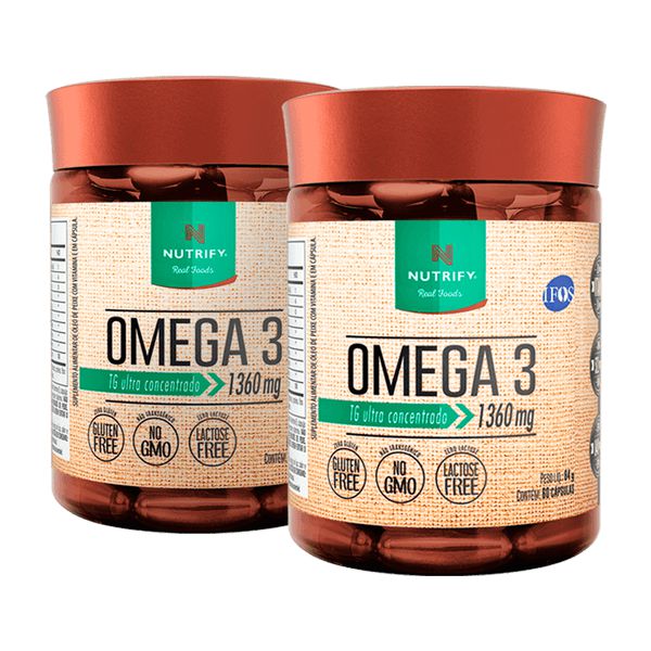 Kit 2x Ômega 3 (1360 mg) - Nutrify 60 cápsulas