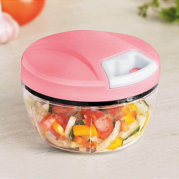 Mini Processador de Alimentos Manual Mini Speedy Chopper