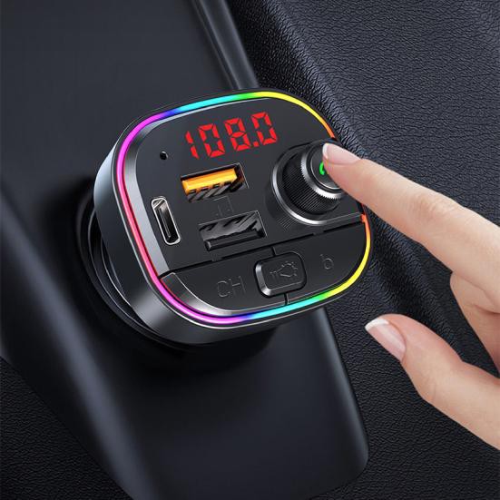 Adaptador Bluetooth Carro Carregador USB Transmissor FM