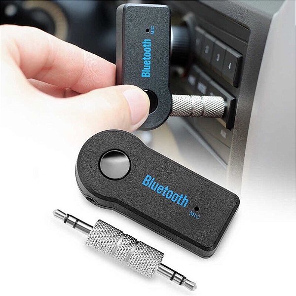 Adaptador Bluetooth Veicular P2 Receptor Conversor P/ Carro