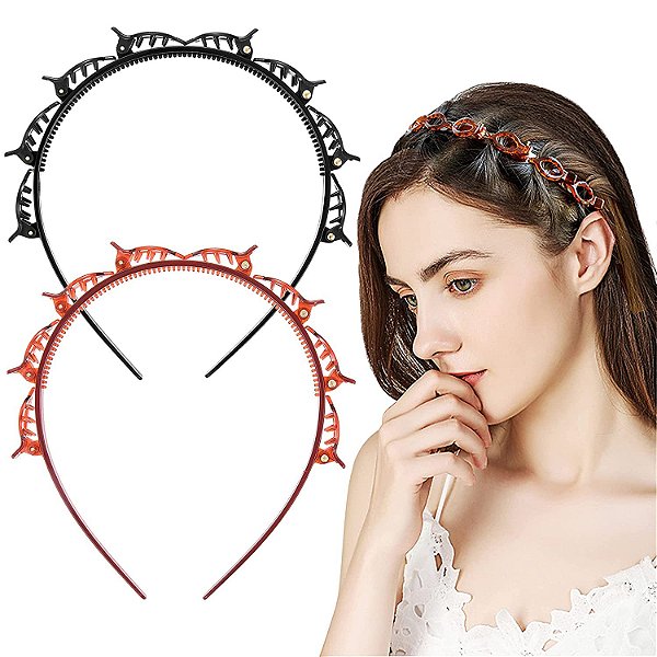 Tiara com Presilhas Hair Twister Sucesso Tik Tok