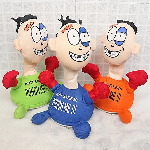 Brinquedo de Pancada de Pelúcia Divertido que Fala Anti Stress