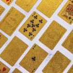 Baralho à Prova D’água Dollar Deck Dourado Gold