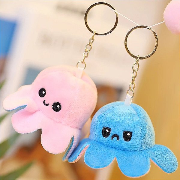 Chaveiro Mini Polvo de Pelucia
